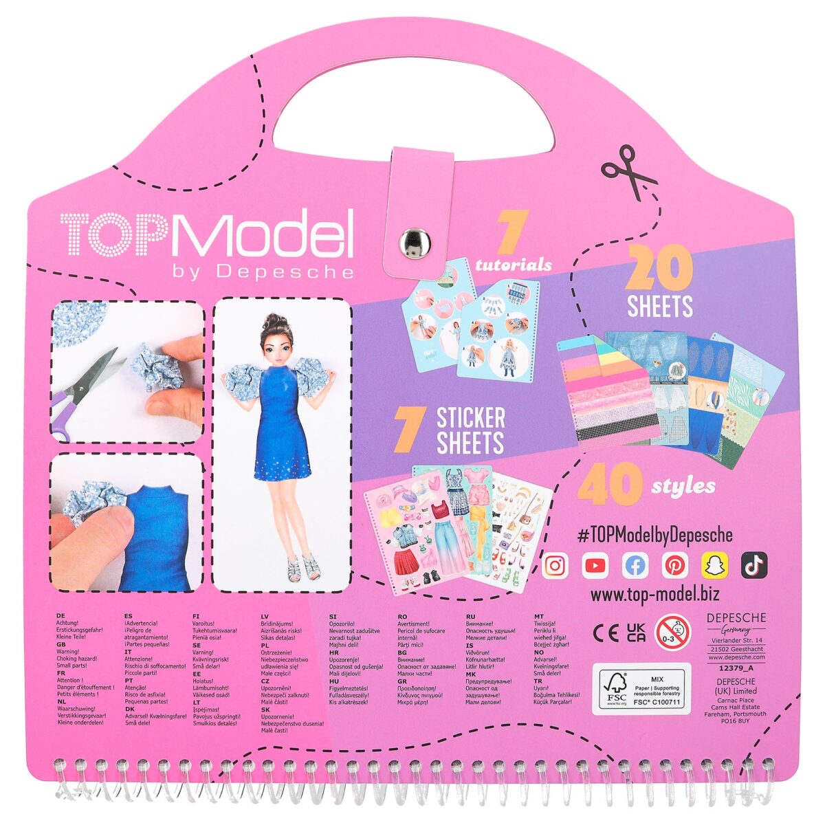 TOPModel cuaderno collage Dress me up - Imagen 9