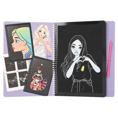 TOP Model Magic-Scratch Book