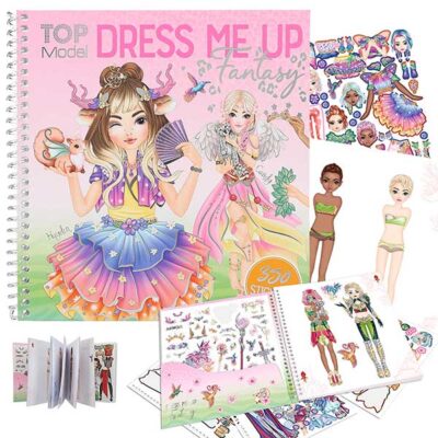 Cuaderno con calcomanías TOP Model Dress me up