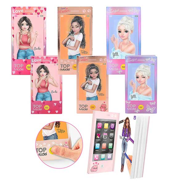 TOP Model mini libro de colorear con música