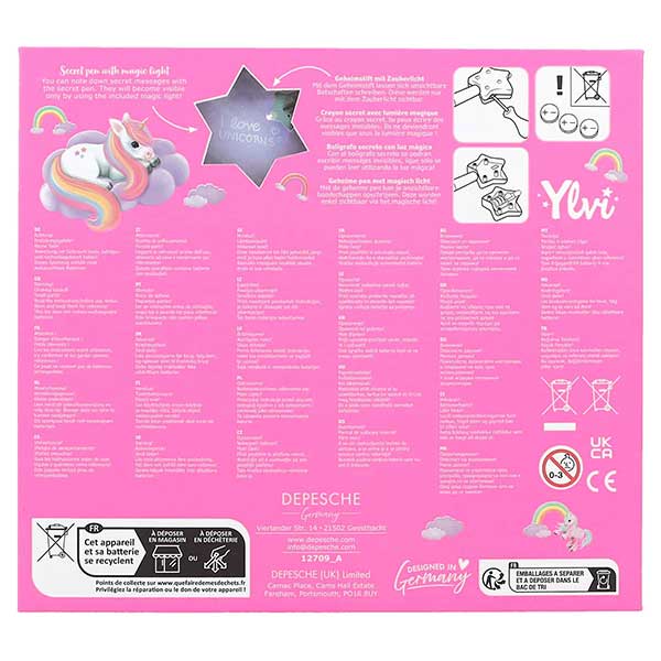 Ylvi diario con bolígrafo secreto TOP MODEL - Imagen 8