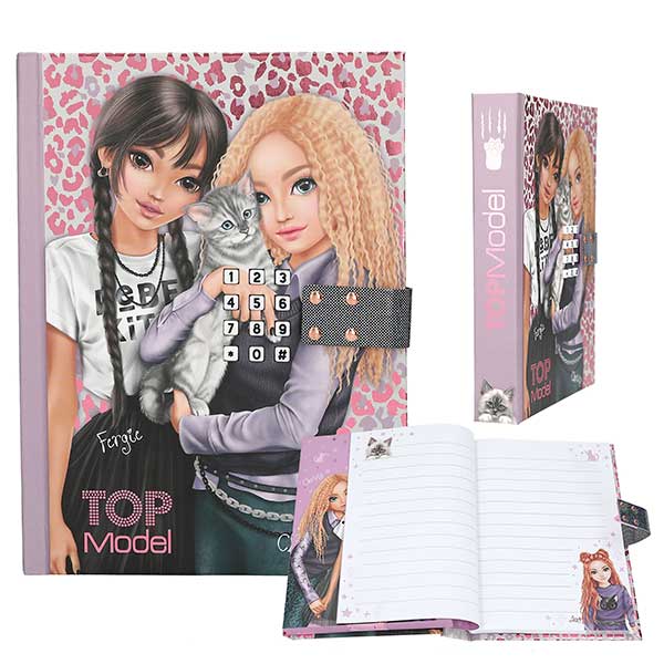 TOP Model diario con código secreto REBEL KITTY