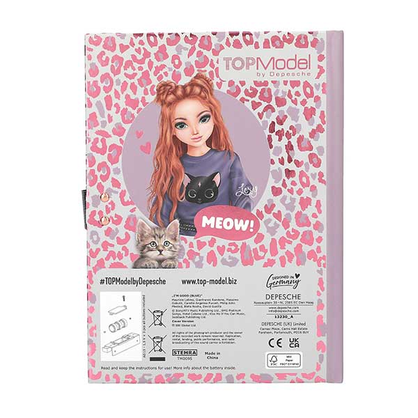 TOP Model diario con código secreto REBEL KITTY - Imagen 6