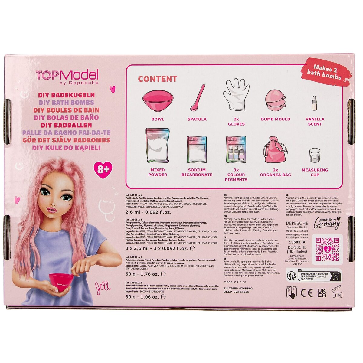 TOPModel set de bombas de baño DIY BEAUTY and ME - Imagen 3