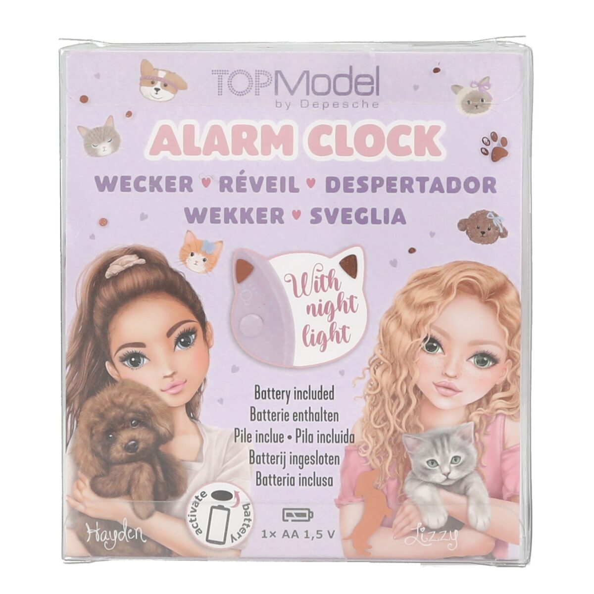 TOPModel despertador con orejas KITTY and DOGGY - Imagen 6