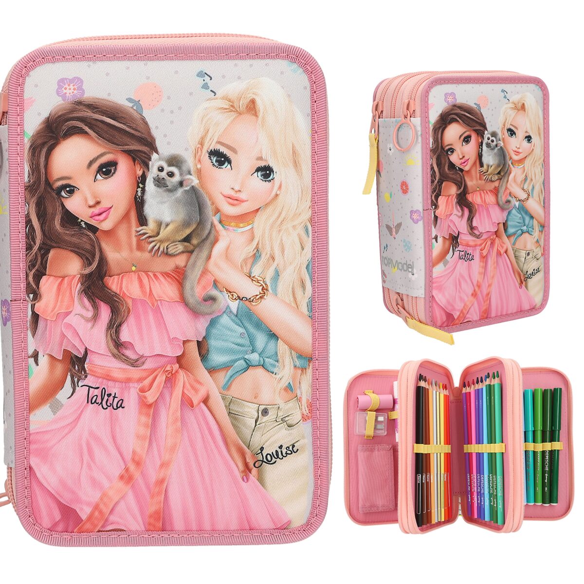TOPModel estuche triple JUICY