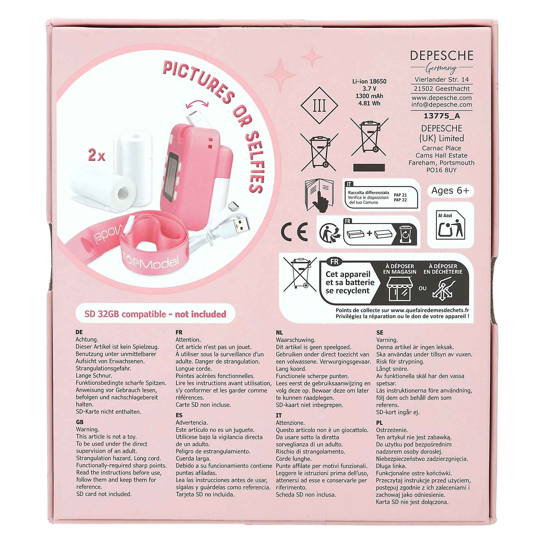 TOP Model cámara con impresión - Imagen 3