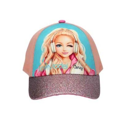 TOP Model gorra estampada con purpurina MUSIC