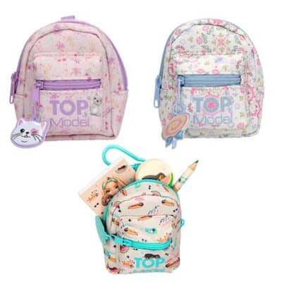 TOP Model Mini mochila con set de escritura