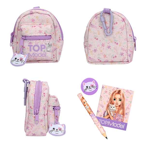 TOP Model Mini mochila con set de escritura - Imagen 2