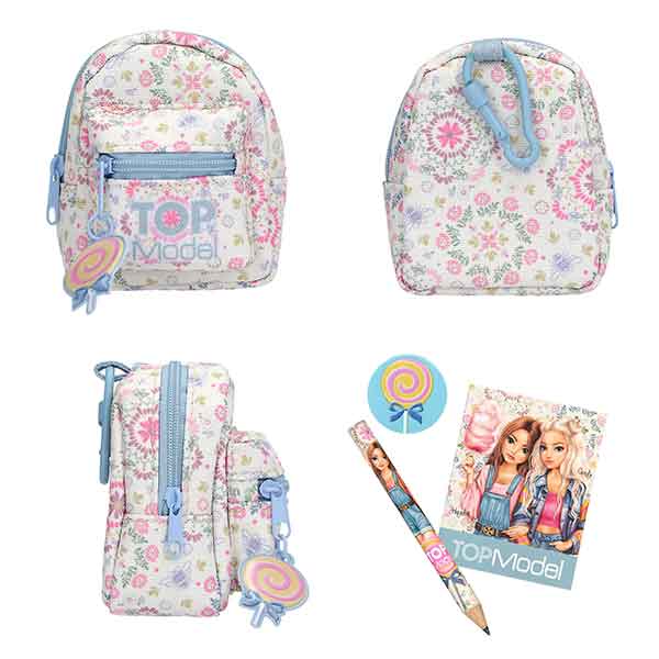 TOP Model Mini mochila con set de escritura - Imagen 3