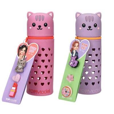 TOP Model Estuche de silicona para lápices gato PIN IT. Surtido